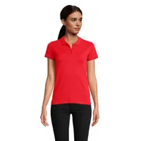 PLANET WOMEN Polo 170g personalizat, red