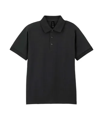 Tricou polo unisex Gildan Dryblend® Adult Jersey personalizat, negru