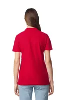 Tricou polo damă Gildan Softstyle™ Double Piqué personalizat, pe model