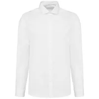 Cămașă bărbați Kariban Premium Pinpoint Oxford personalizată, alb