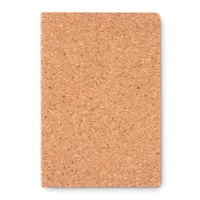 Notes A5 cu copertă din plută personalizat, vedere lateral