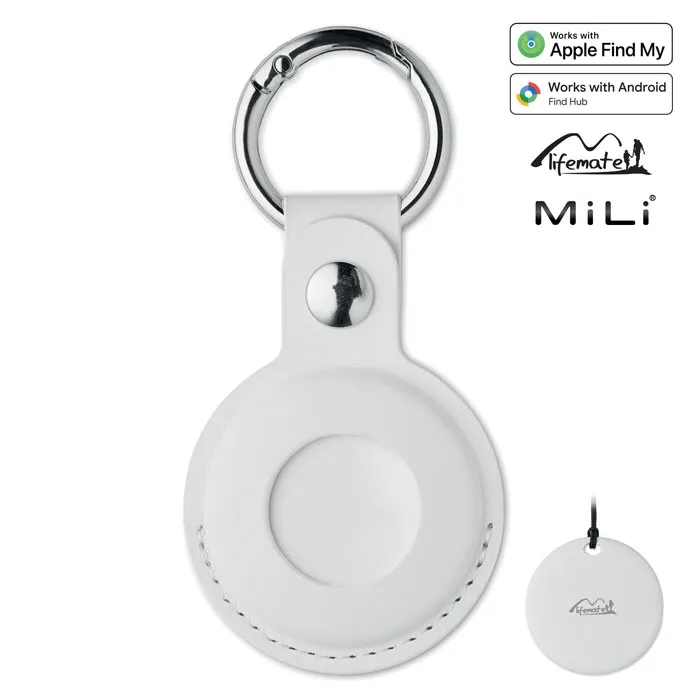 Localizator inteligent Find My personalizat, alb