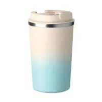 Pahar cu perete dublu 350 ml personalizat, albastru copil
