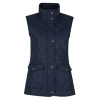 Vestă damă Regatta Tarah Diamond Quilt Bodywarmer personalizată, albastru