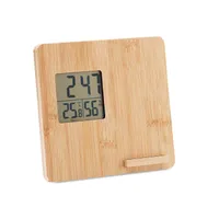 Stație meteo din bambus personalizat