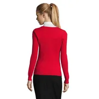 Bluză damă Sol's Galaxy V-neck Sweater personalizată, vedere spate
