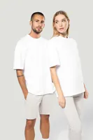 Tricou unisex Kariban Oversized Short Sleeve personalizat, pe model