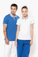 Tricou polo damă Kariban Two-tone Piqué personalizat, pe model