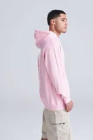 Hanorac unisex Just Hoods Varsity personalizat, pe model