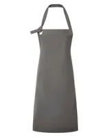 Șorț Premier Calibre Heavy Cotton Canvas Bib personalizat, gri