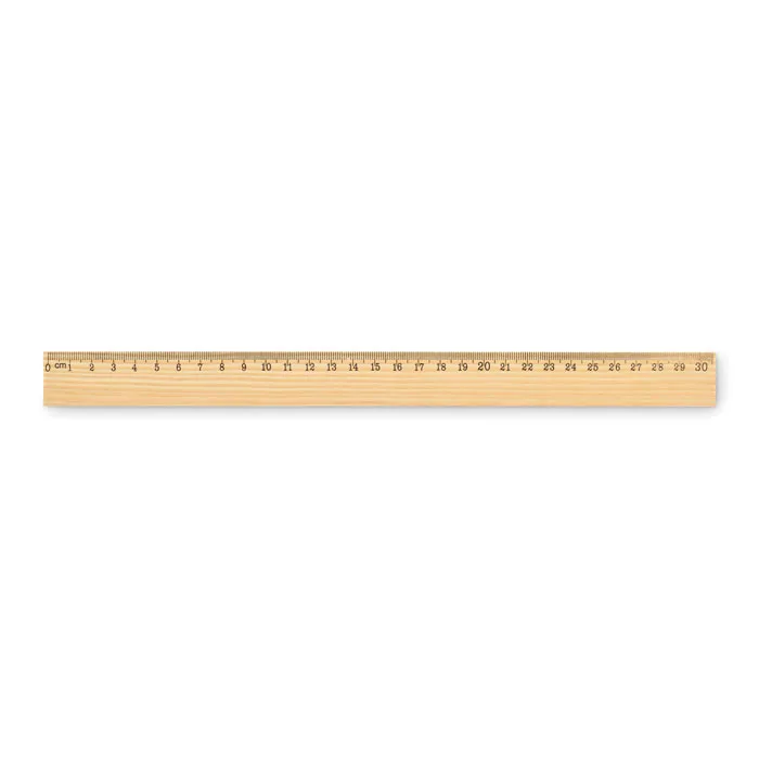 Riglă din lemn 30cm personalizată
