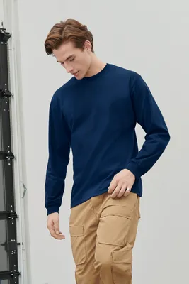Tricou cu mânecă lungă unisex Gildan Hammer Adult