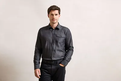 Cămașă bărbați Premier Jeans Stitch Denim