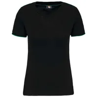 Tricou damă Designed To Work Short-sleeved Daytoday personalizat, negru