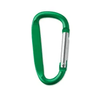 Carabină de prindere aluminiu. personalizată, verde