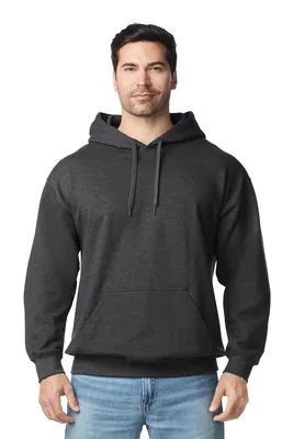 Hanorac unisex Gildan Softstyle™ Midweight Fleece Adult personalizat, argintiu