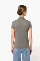 Tricou polo damă Kariban Short Sleeved Jersey personalizat, pe model