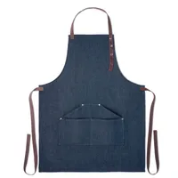 Șorț din denim  240 g personalizat, vedere spate