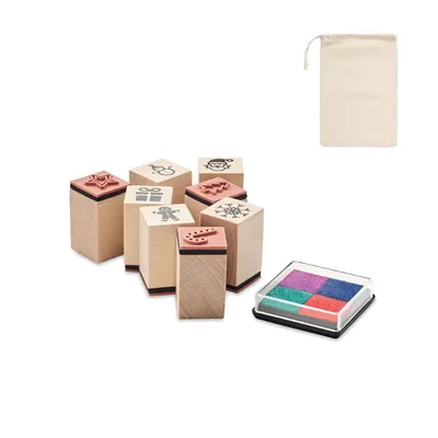 Set de 8 ștampile de Crăciun personalizat