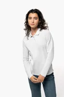 Tricou polo damă Kariban personalizat, pe model