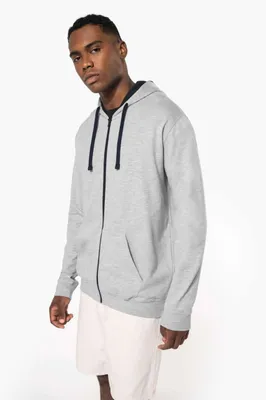 Hanorac bărbați Kariban Contrast Full Zip