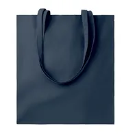 Sacoşă cumpărături cu mânere personalizată, albastru marin francez