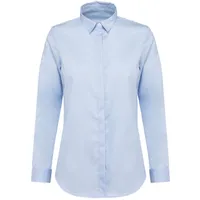 Cămașă damă Kariban Premium Twill personalizată, albastru