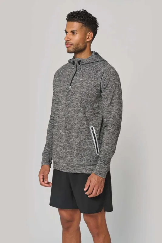 Hanorac bărbați Proact Zip Neck Sports personalizat, pe model