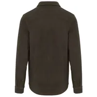Jachetă polar bărbați Kariban Sherpa-lined Fleece Overshirt personalizată, verde