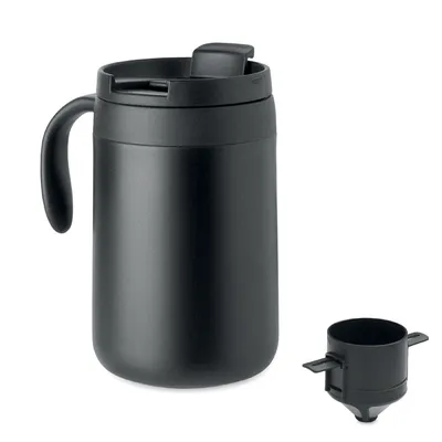 Cană termo cu filtru cafea