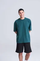 Tricou unisex Ecologie Arrow Recycled Heavy Oversize T personalizat, pe model