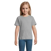 REGENT KIDS T-SHIRT 150g personalizat, gri melange