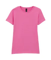 Tricou damă Gildan Softstyle™ personalizat, roz