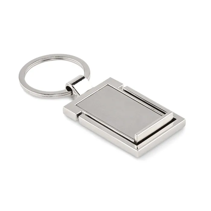 Breloc metalic cu suport tel personalizat