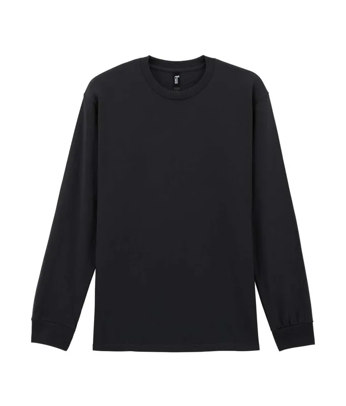 Tricou cu mânecă lungă unisex Gildan Hammer Adult personalizat, negru
