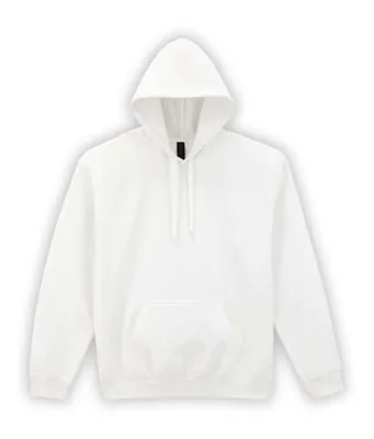 Hanorac unisex Gildan Softstyle™ Midweight Fleece Adult personalizat, alb
