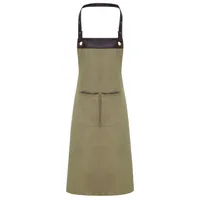 Șorț Premier Espresso Bib personalizat, maro