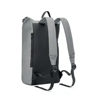 Rucsac rolltop reflectorizant personalizat, vedere lateral