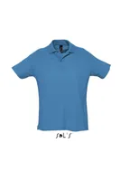 Tricou polo bărbați SOL'S Summer II personalizat, albastru