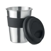 Pahar oțel inoxidabil 350ml personalizat, vedere lateral