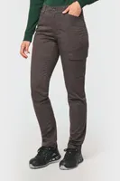 Pantaloni unisex Designed To Work Cotton Stretch Trousers personalizați, pe model