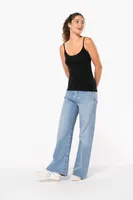 Tricou damă Kariban Strappy Tank Top personalizat, pe model