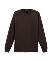 Tricou cu mânecă lungă unisex Gildan Ultra Cotton™ Adult personalizat, maro
