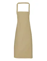Șorț Premier 100% Organic Cotton Bib personalizat, maro