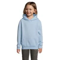 Pulover cu glugă SLAM KIDS personalizat, sky blue