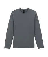 Tricou cu mânecă lungă unisex Gildan Softstyle™ Adult personalizat, gri