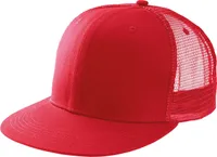Șapcă K-UP Trucker Flat Peak 6 Panels personalizată, roșu