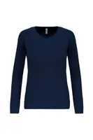 Tricou cu mânecă lungă damă Proact Sports personalizat, albastru