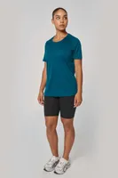 Tricou damă Proact Recycled Round Neck Sports personalizat, pe model