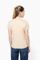 Tricou damă Kariban Short Sleeve Crew Neck personalizat, pe model